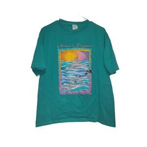 Sea World Nature's Kingdom Shirt Size Large